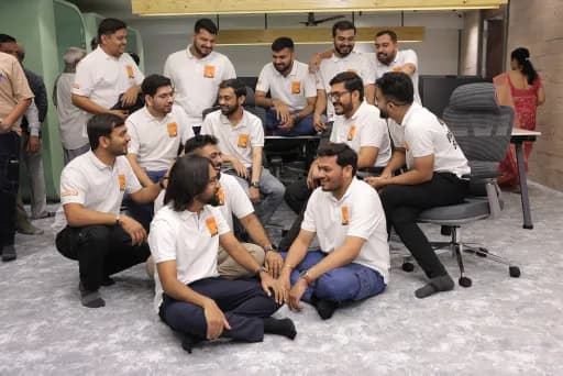 Engineers pairing over a problem on screen